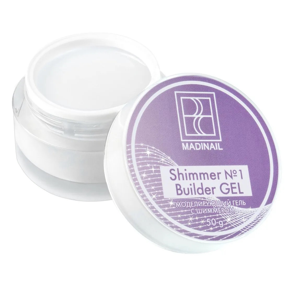 Modeling shimmer Shimmer builder gel #1 Madinail, 50g