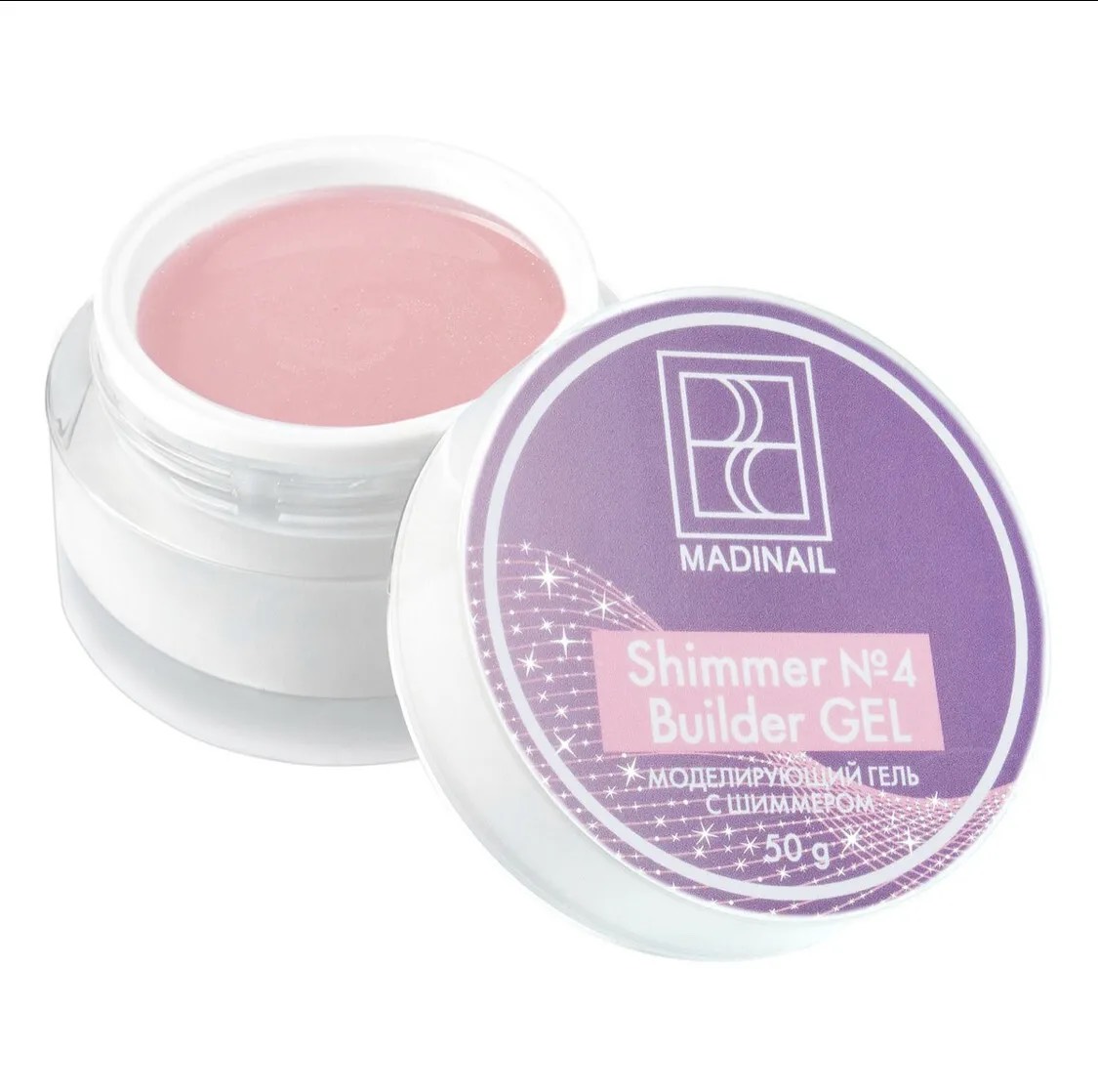 Modeling shimmer Shimmer builder gel #4 Madinail, 50g